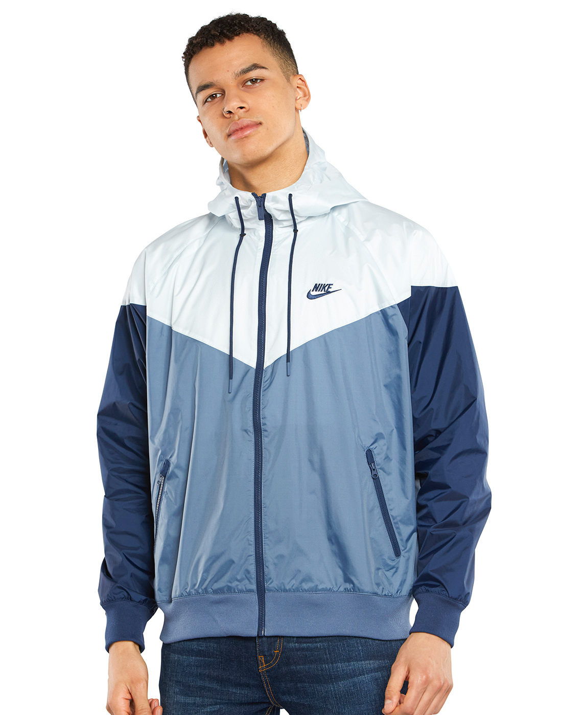 nike windrunner jacket blue