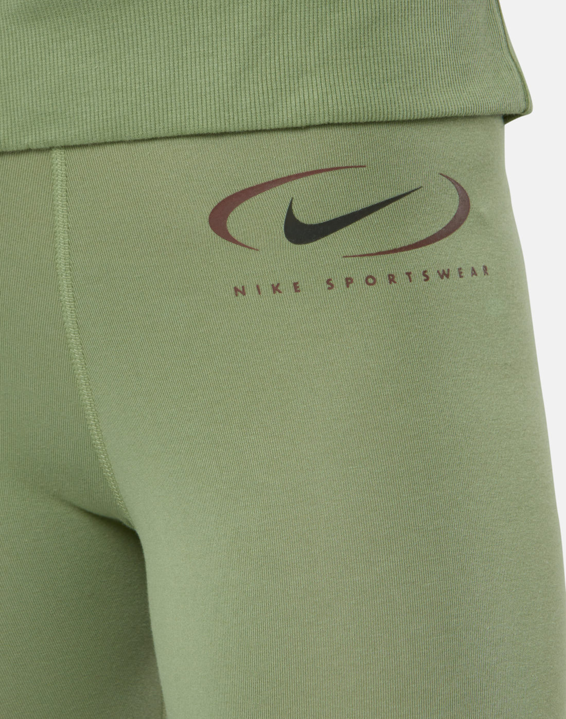 Nike Womens Life Swoosh Leggings - Green | Life Style Sports UK