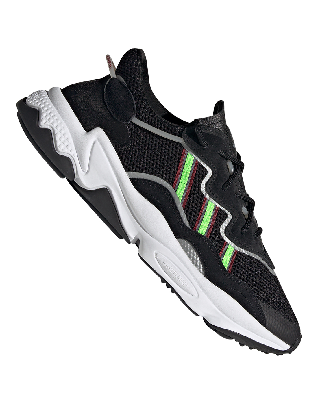 mens black ozweego trainers