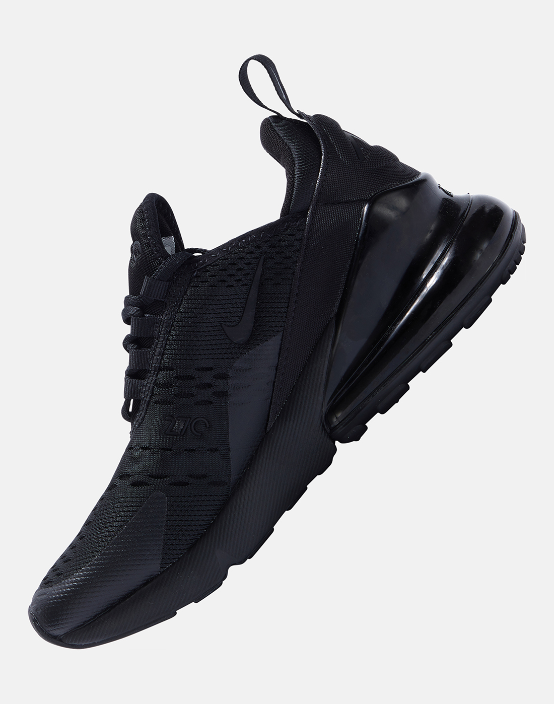 Boy's Triple Black Nike Air Max 270 | Life Style Sports