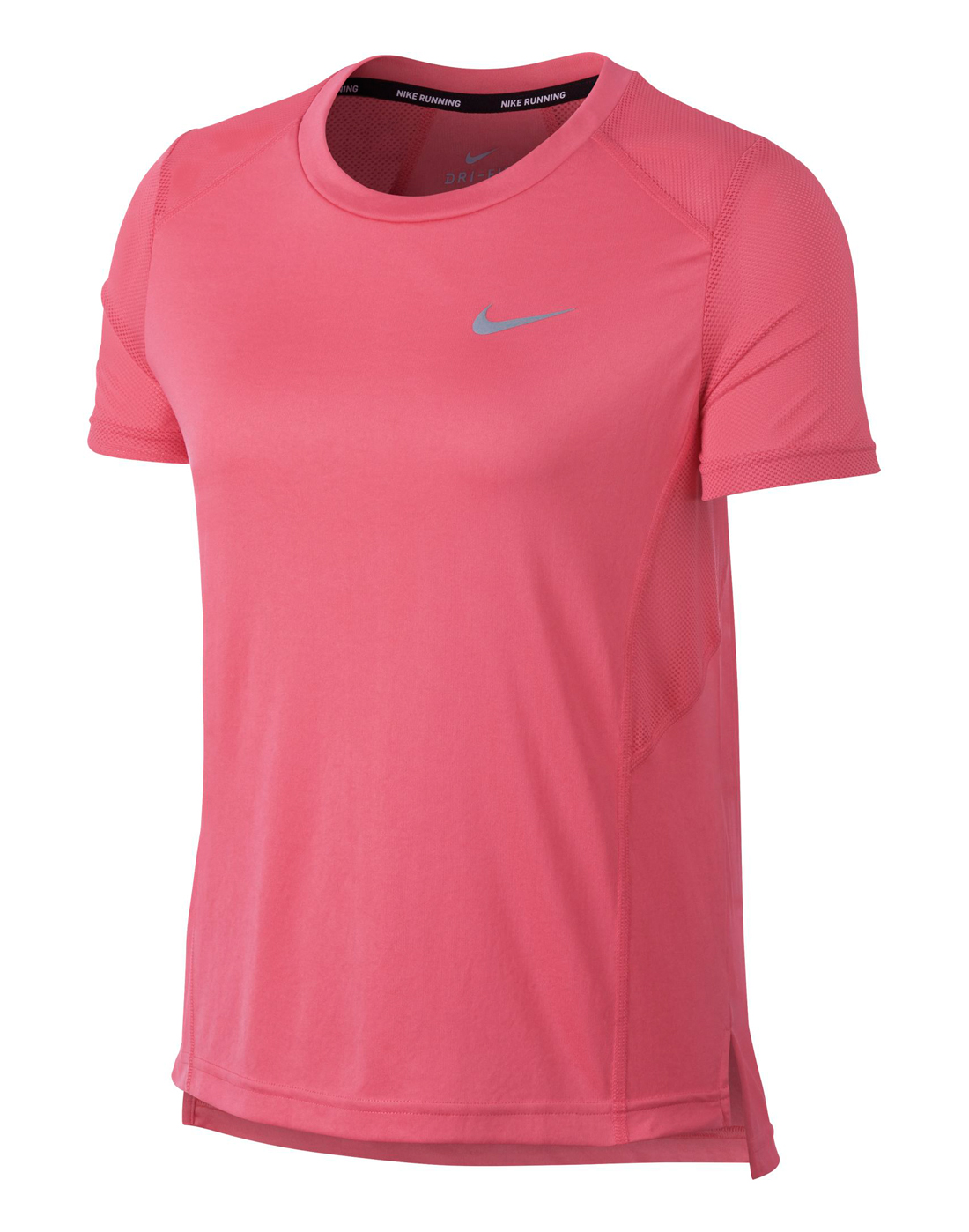 Nike Womens Miler T-Shirt | Pink | Life Style Sports
