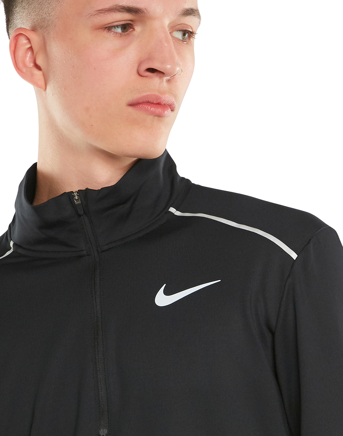 Nike Mens Element Half Zip Top - Black | Life Style Sports IE