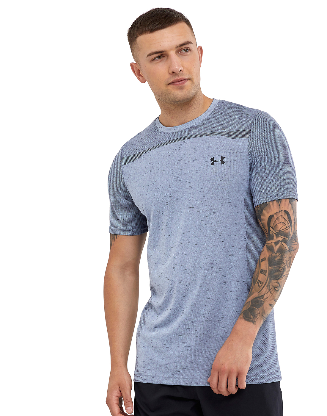 Under Armour Mens Seamless T-Shirt - Blue | Life Style Sports IE