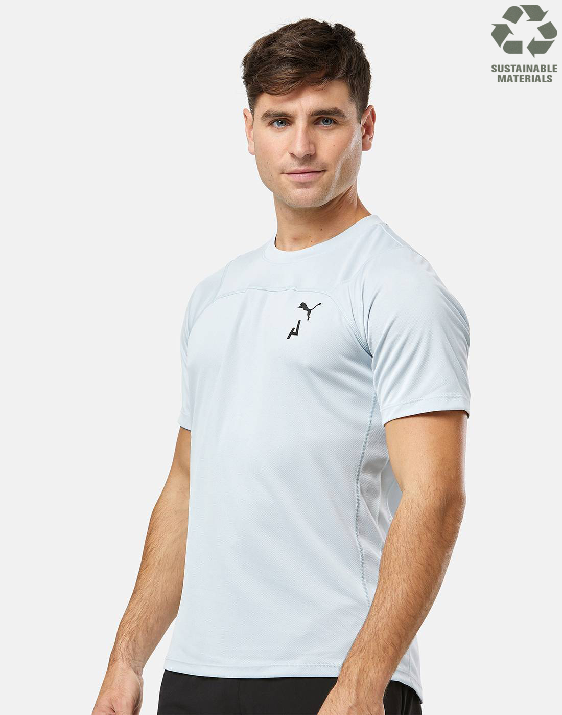 Puma Mens Seasons Trail Run T-Shirt - Grey | Style