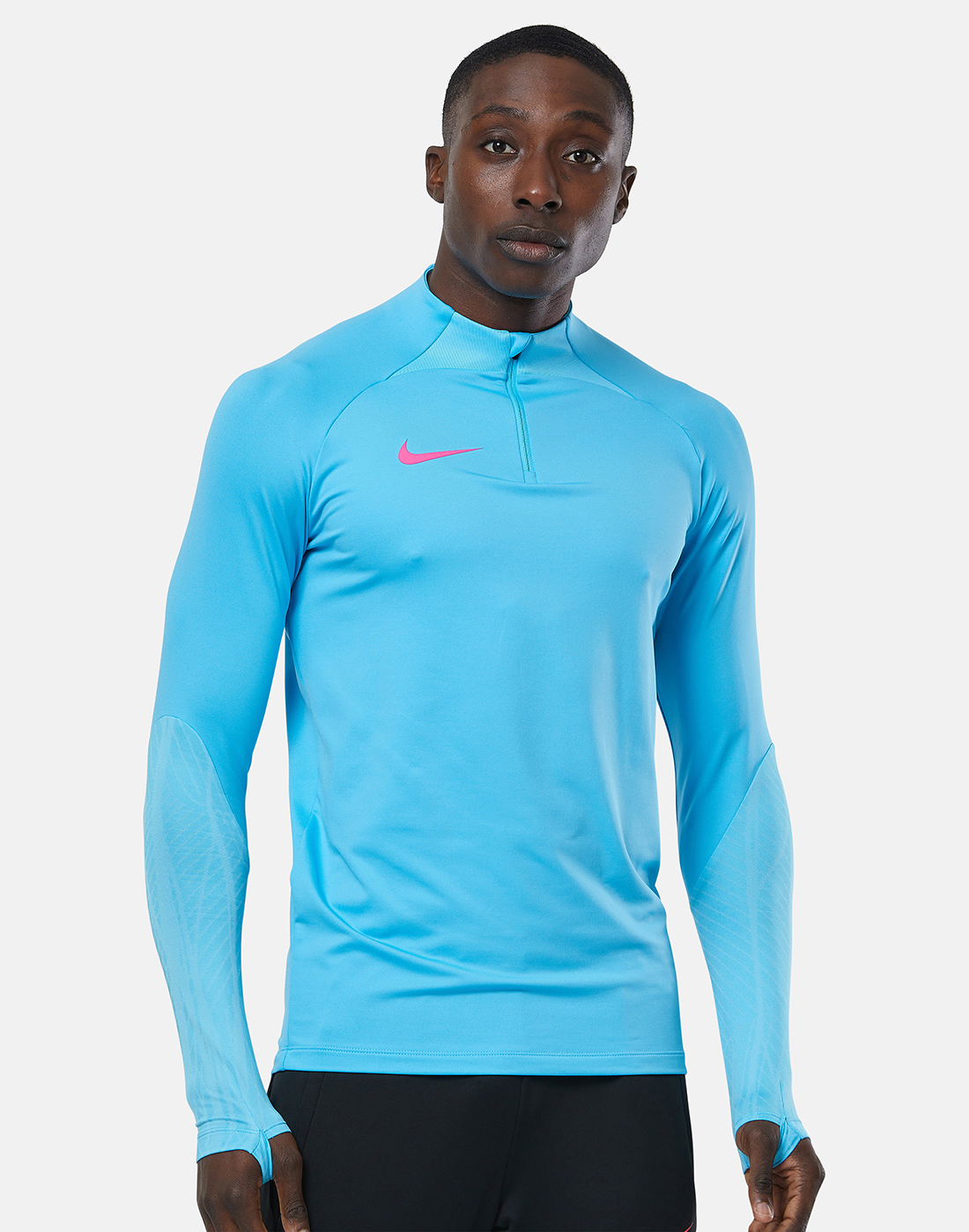 Nike Mens Strike Drill Quarter Zip Top - Blue | Life Style Sports EU