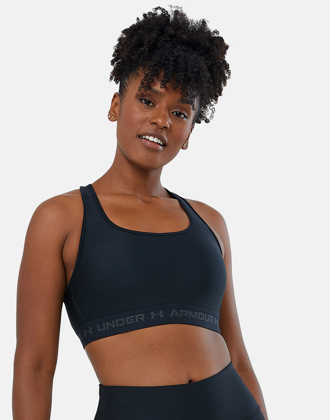 NEW Under Armour Womens Athletic Mid Keyhole Graphic Quick-Drying Sports Bra