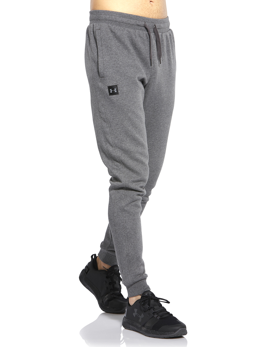 Men's Grey Under Armour Fleece Gym Sweatpants | Life Style Sports