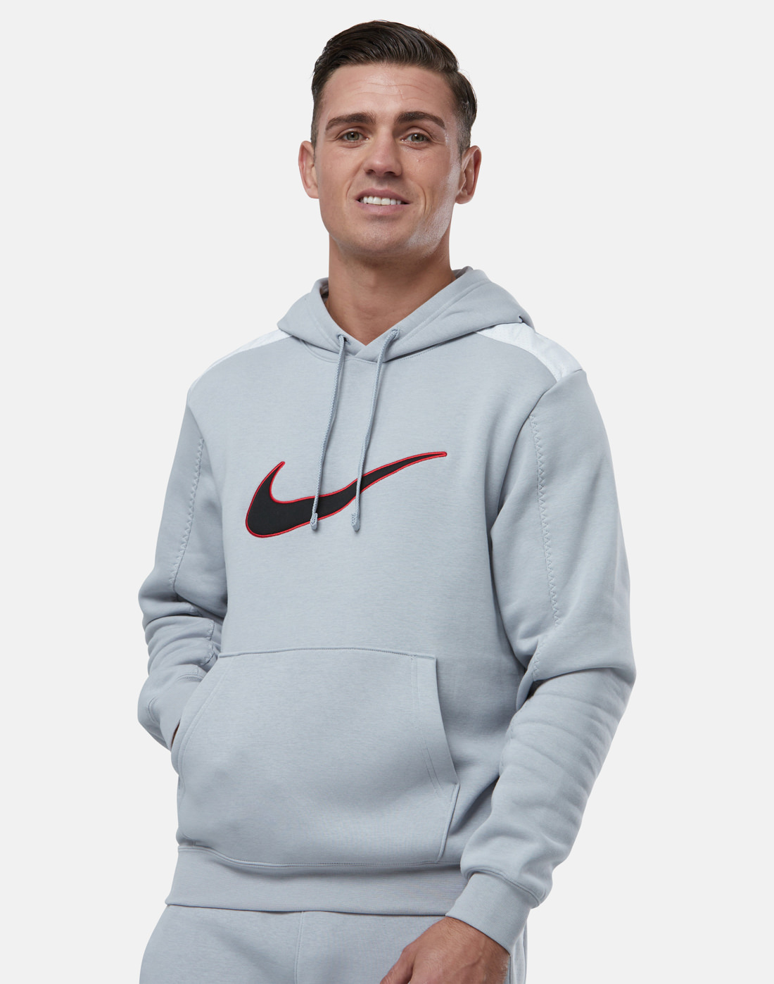 Nike Mens Sports Pack Fleece Hoodie - Grey | Life Style Sports IE