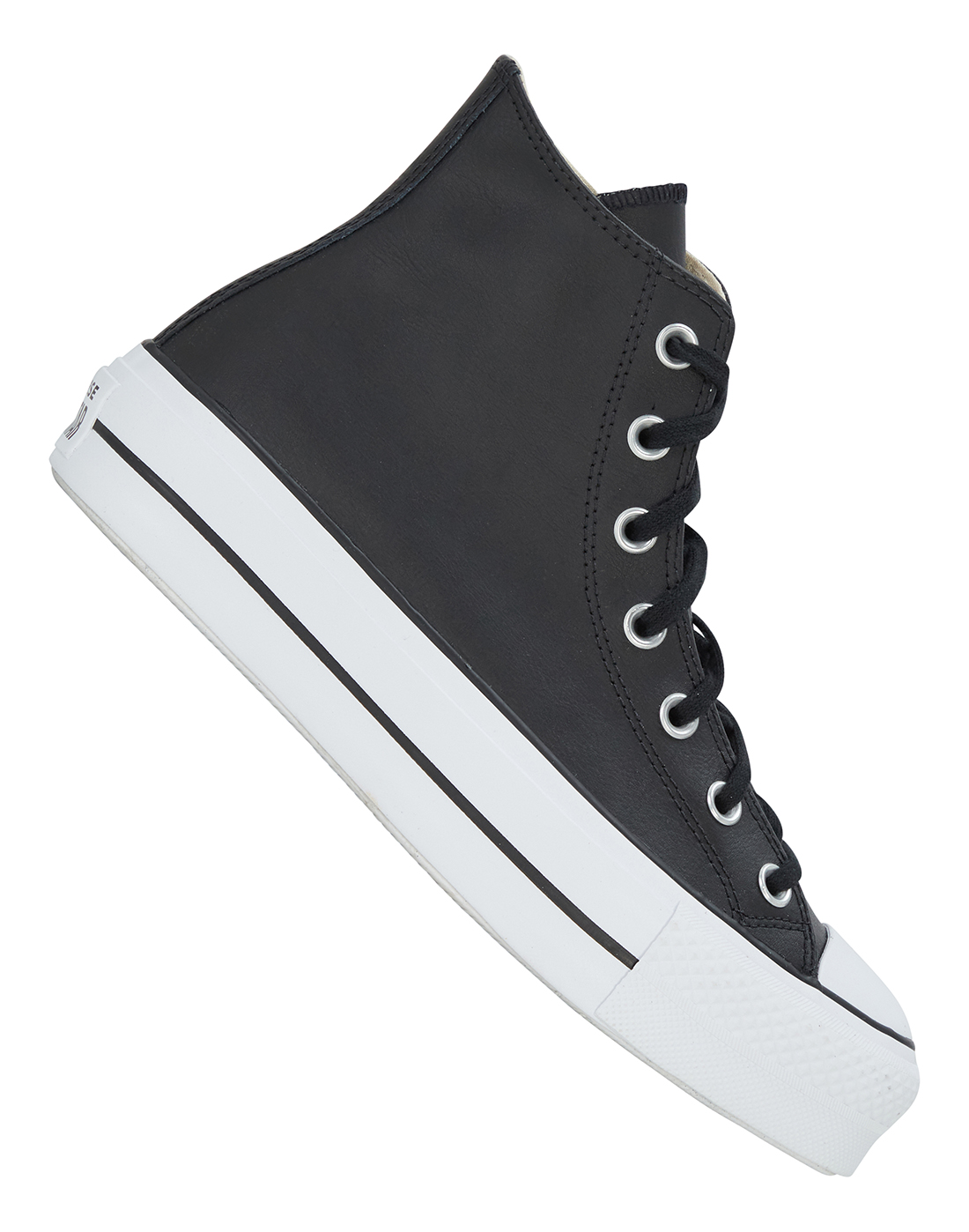 Converse Womens Chuck Taylor All Star Lift Leather Hi - Black | Life Style  Sports IE