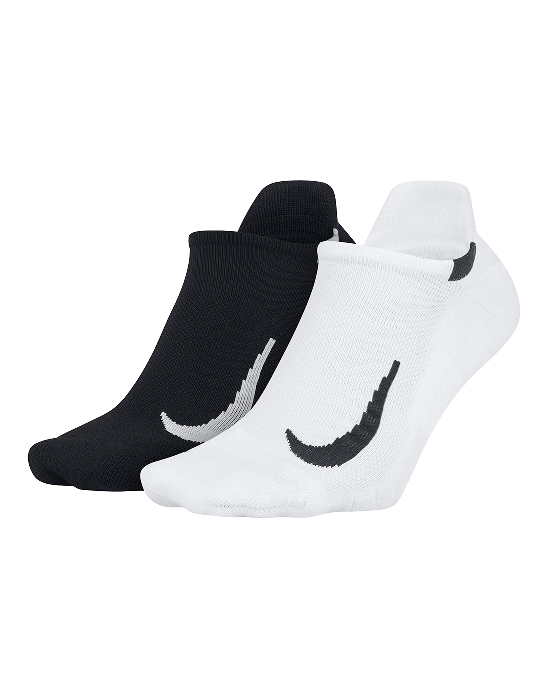 Nike Multiplier Running No Show 2 Pack Socks - Assorted | Life Style ...