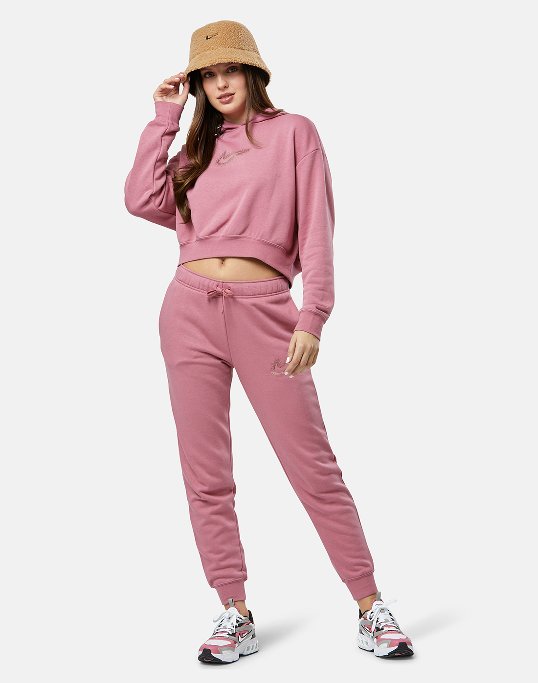 Nike Womens Stardust Fleece GX Jogger - Pink | Life Style Sports IE