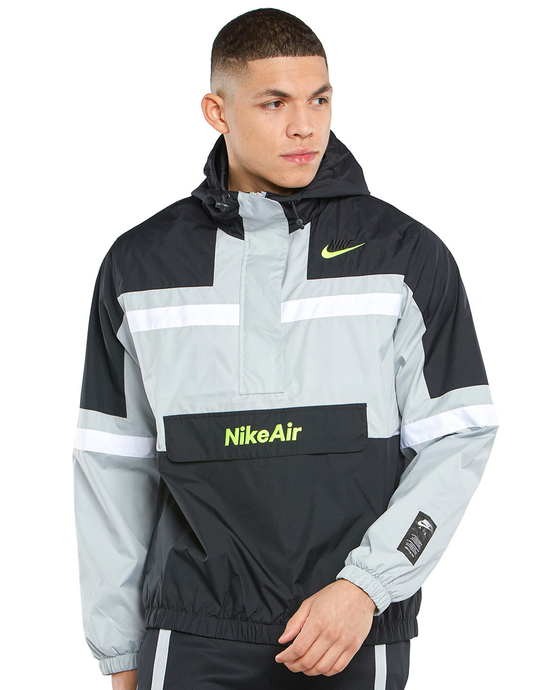 nike air jacket grey