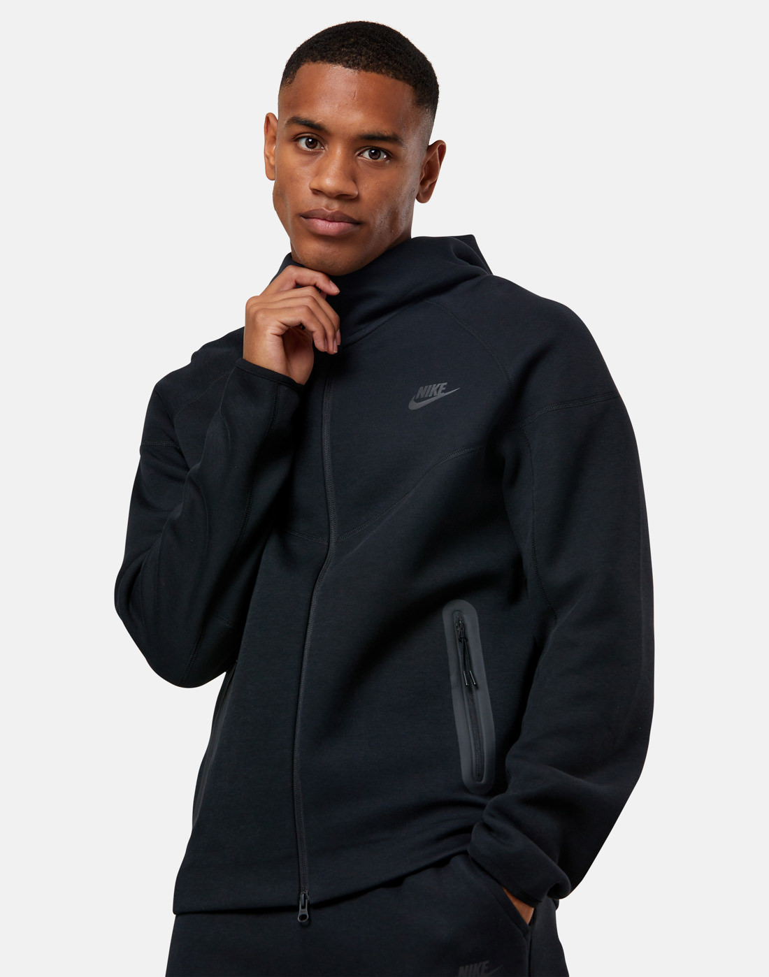 Nike Mens Tech Fleece Hoodie - Black | Life Style Sports IE