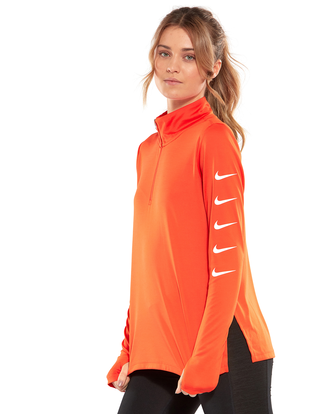 Nike Womens Swoosh Half Zip Top 