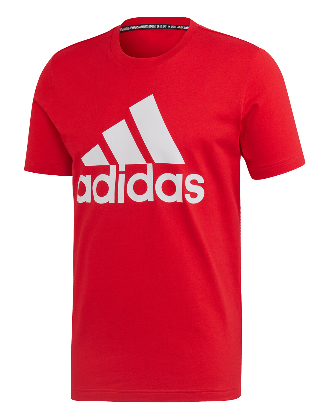 adidas Mens Logo T-Shirt - Red | Life Style Sports IE