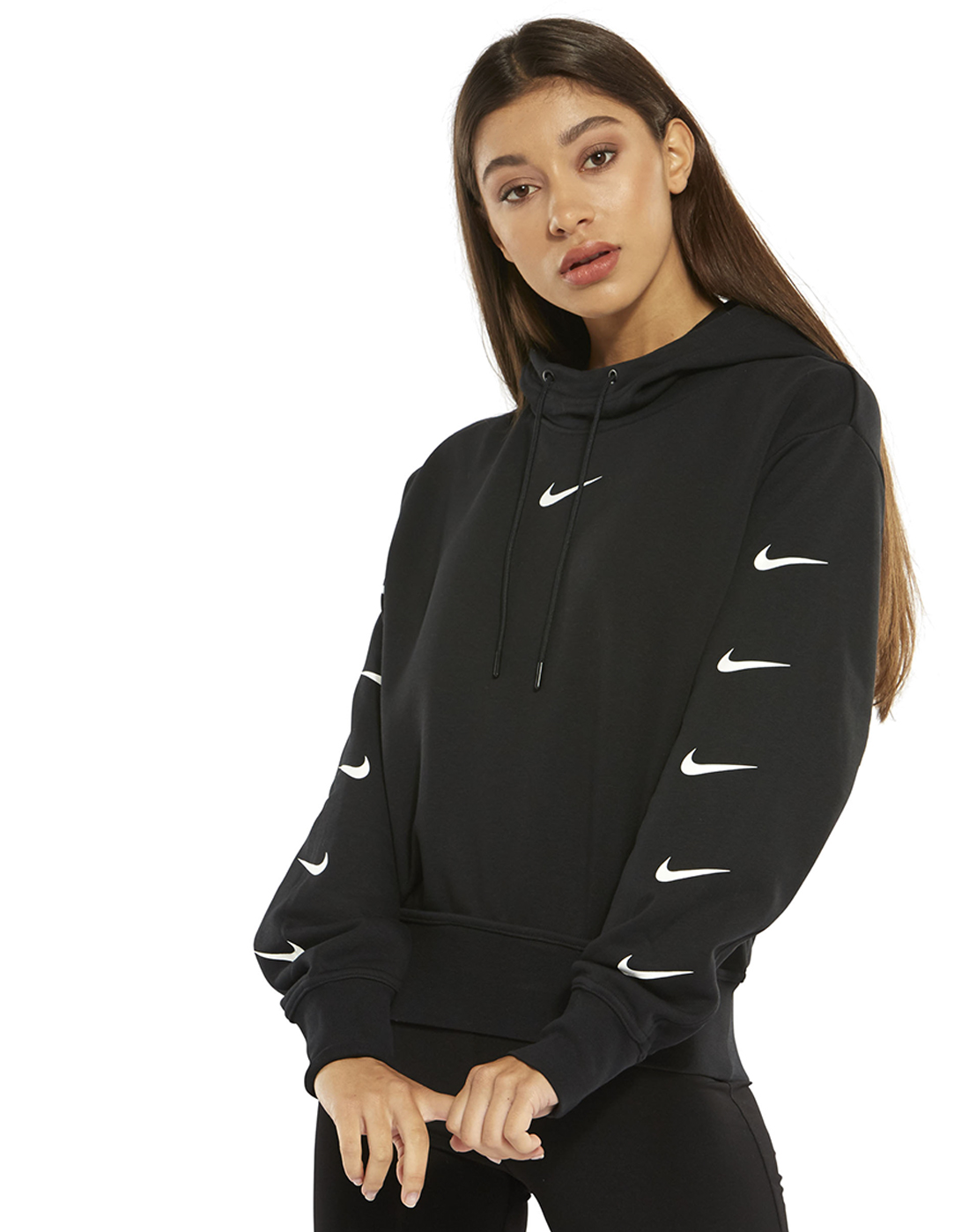 ladies nike swoosh hoodie