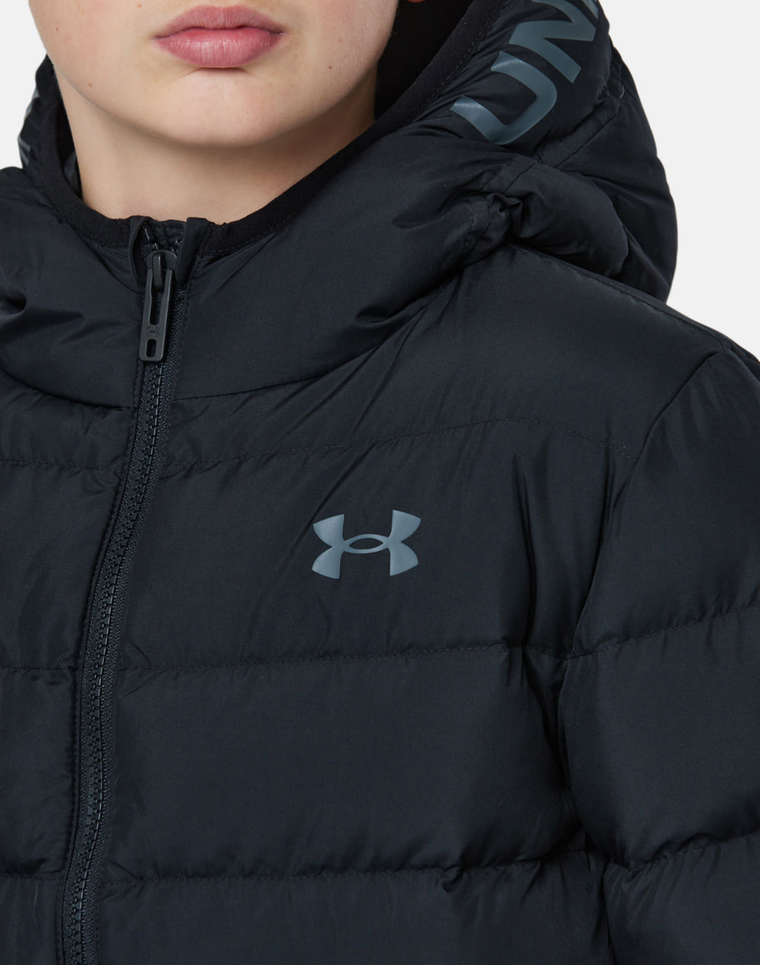 Under Armour Older Boys Colourblock Puffer Jacket - Black | Life Style ...