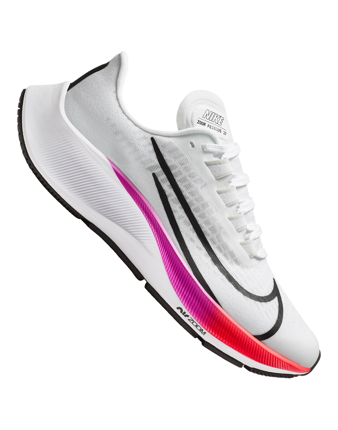 Boom Meerdere achtergrond Nike Older Kids Zoom Pegasus 37 - White | Life Style Sports IE