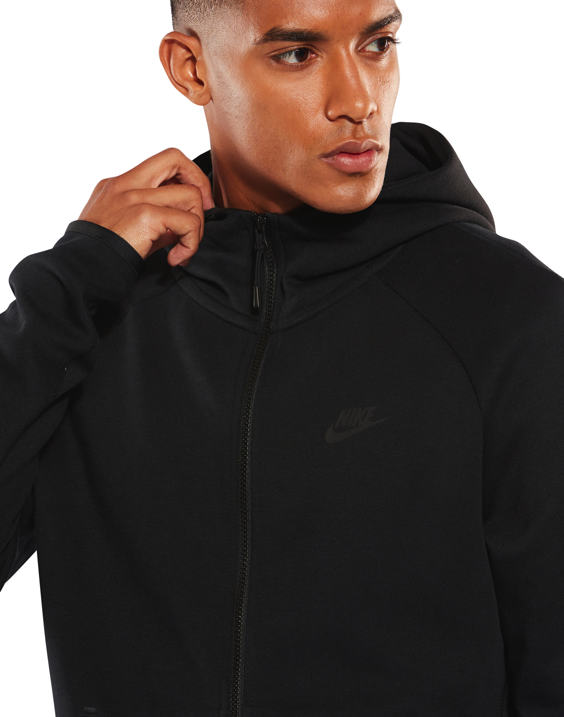 Nike Mens Tech Fleece Full Zip Hoodie - Black | Life Style Sports IE