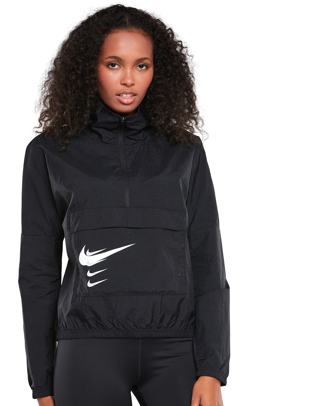 Nike Womens Swoosh Run Jacket - Black 