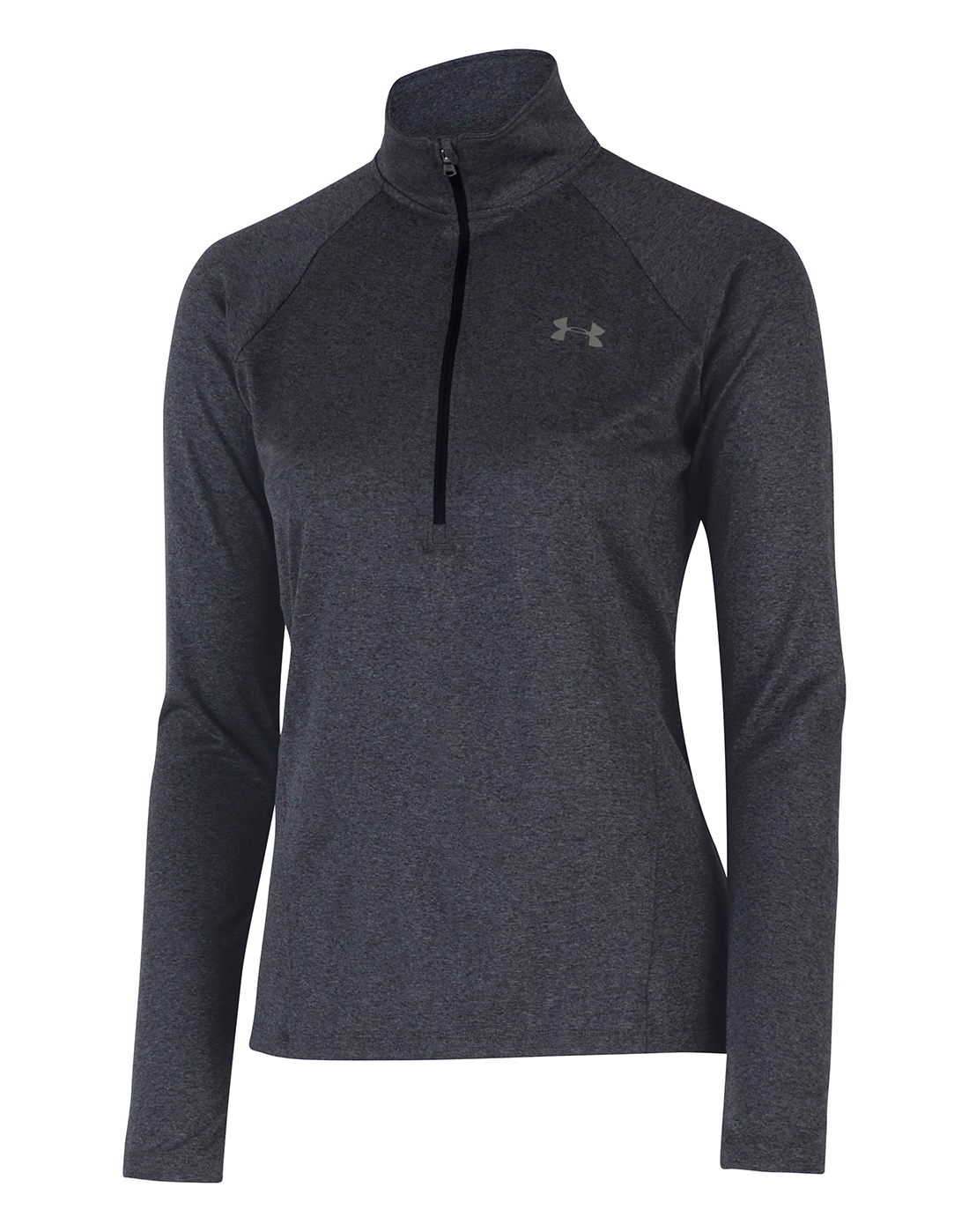 Under Armour WOMENS TECH HALF ZIP TOP - Grey | Life Style Sports IE