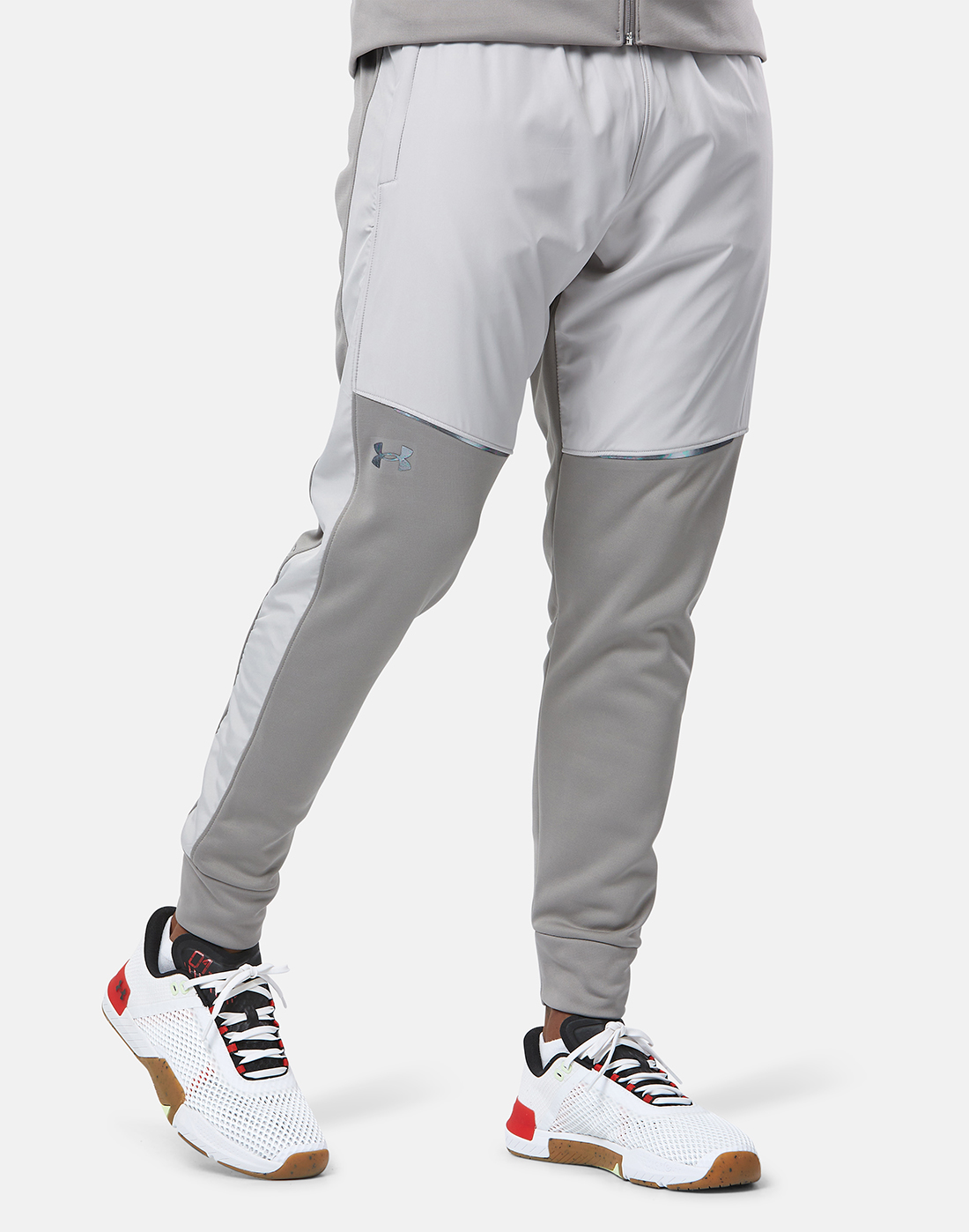 Under Armour Mens Armour Fleece Joggers - Grey