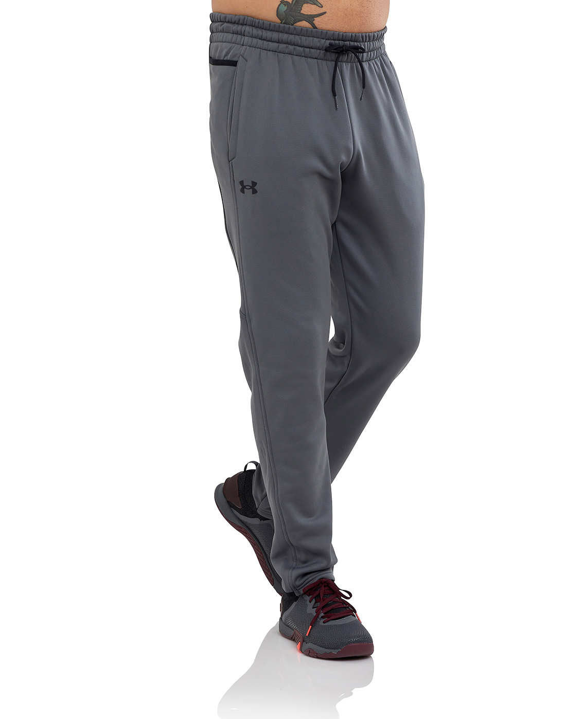 Under Armour Mens Armour Fleece Pants - Grey