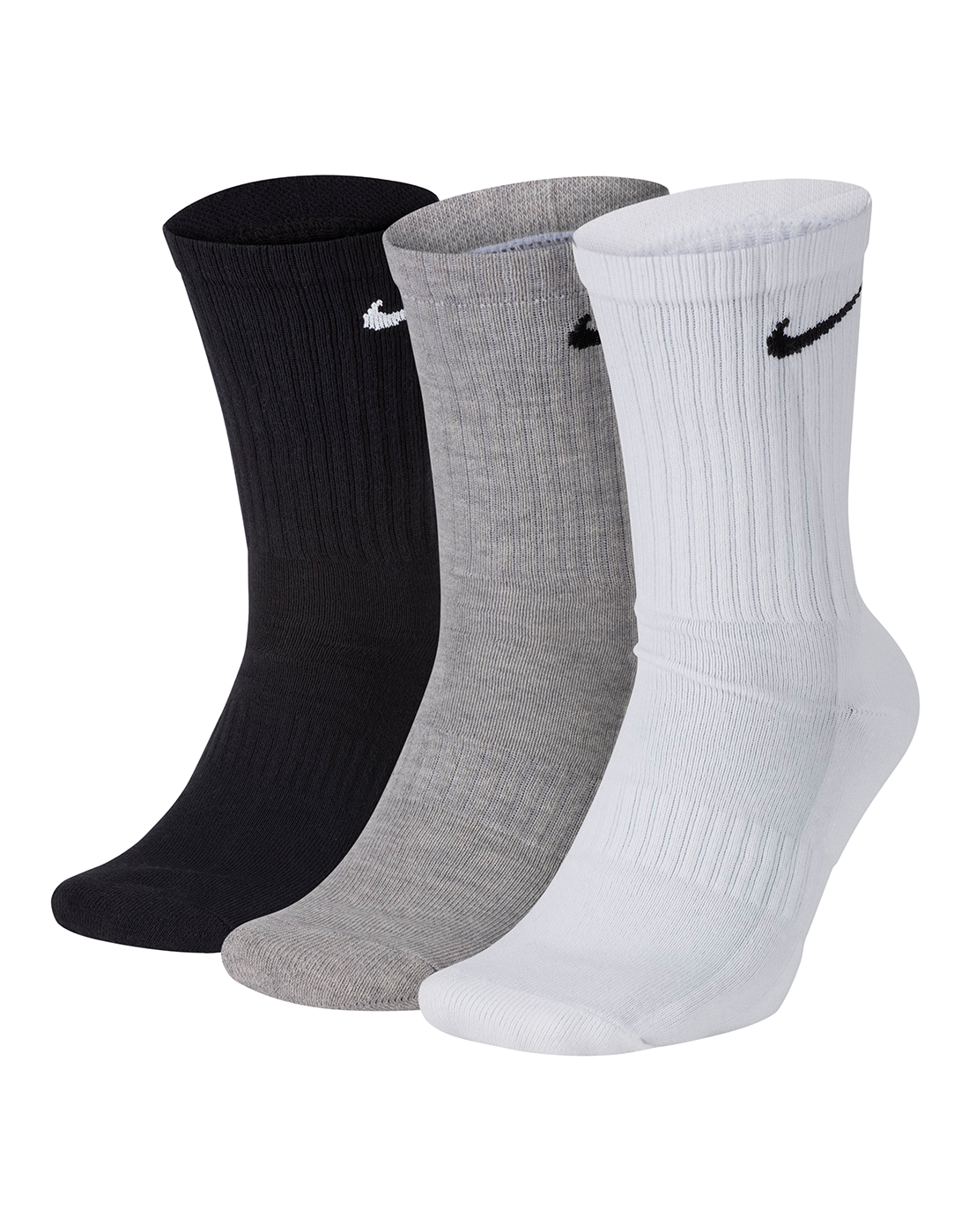 white and green nike socks