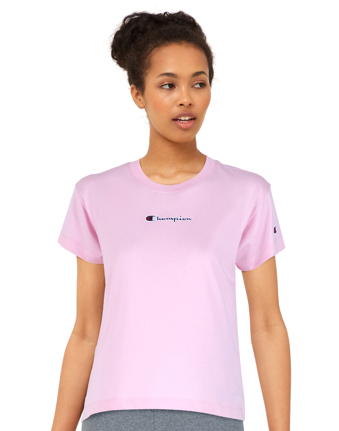 Champion Womens Boxy T-shirt - Pink | Life Style Sports IE