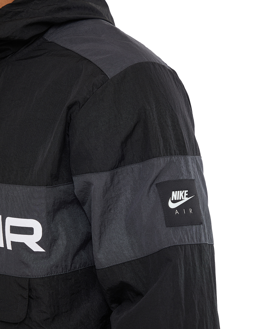 Nike Mens Nike Air Anorak Jacket - Black | Life Style Sports IE