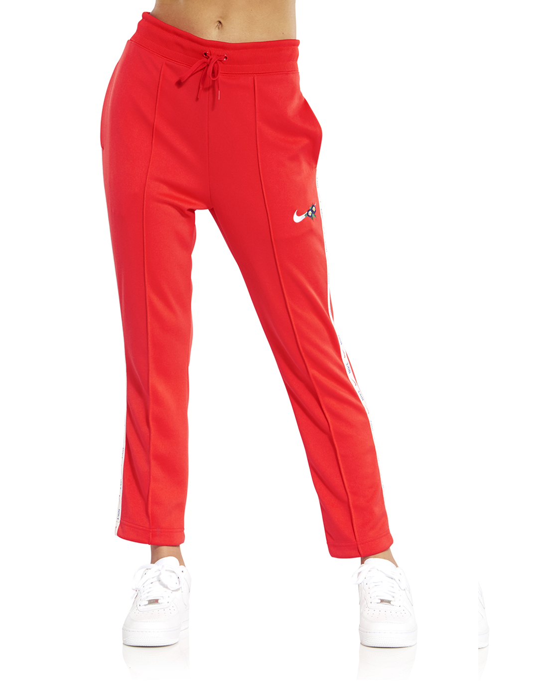 Women's Red Nike Hyper Femme Floral Pants | Life Style Sports