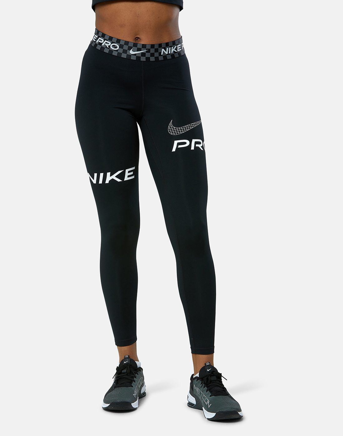 Nike Womens GRX Mid Rise Leggings - Black