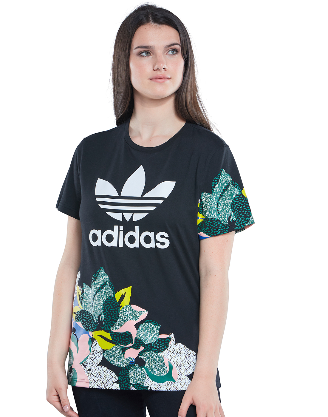 adidas Originals Womens Boyfriend T-Shirt - Black | Life Style Sports IE