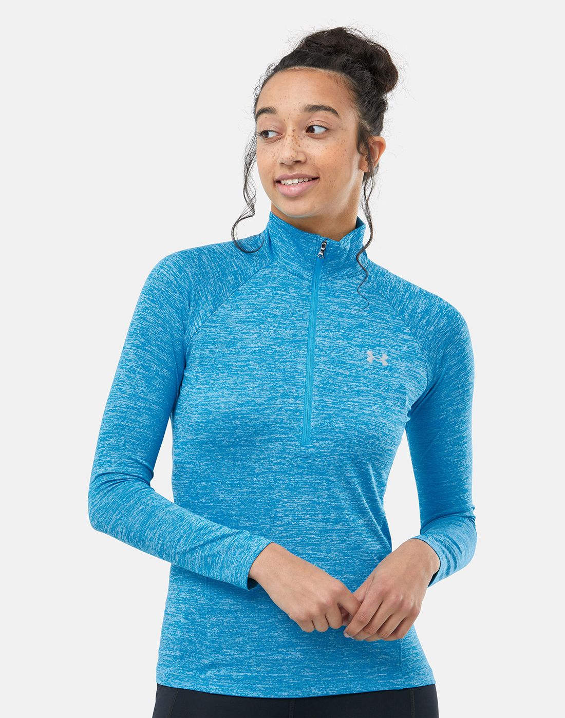 Under Armour Womens Tech Half Zip Top - Blue