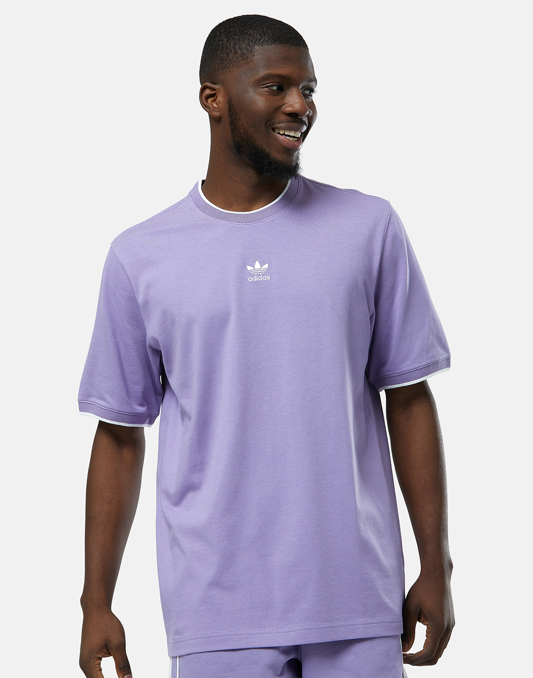 adidas Originals Mens Adicolor T-Shirt - Purple | Life Style Sports UK