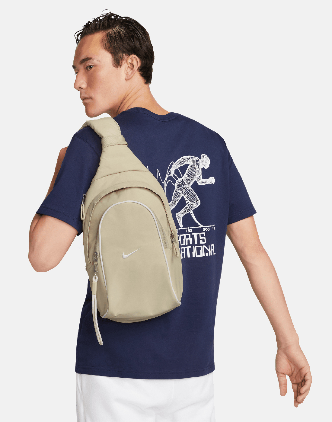 Nike Essentials Sling Bag - Cream | Life Style Sports IE