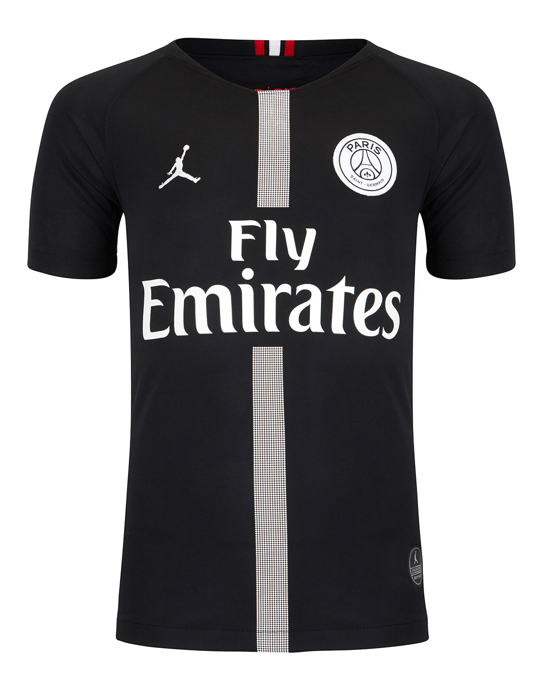 black and white fly emirates jersey