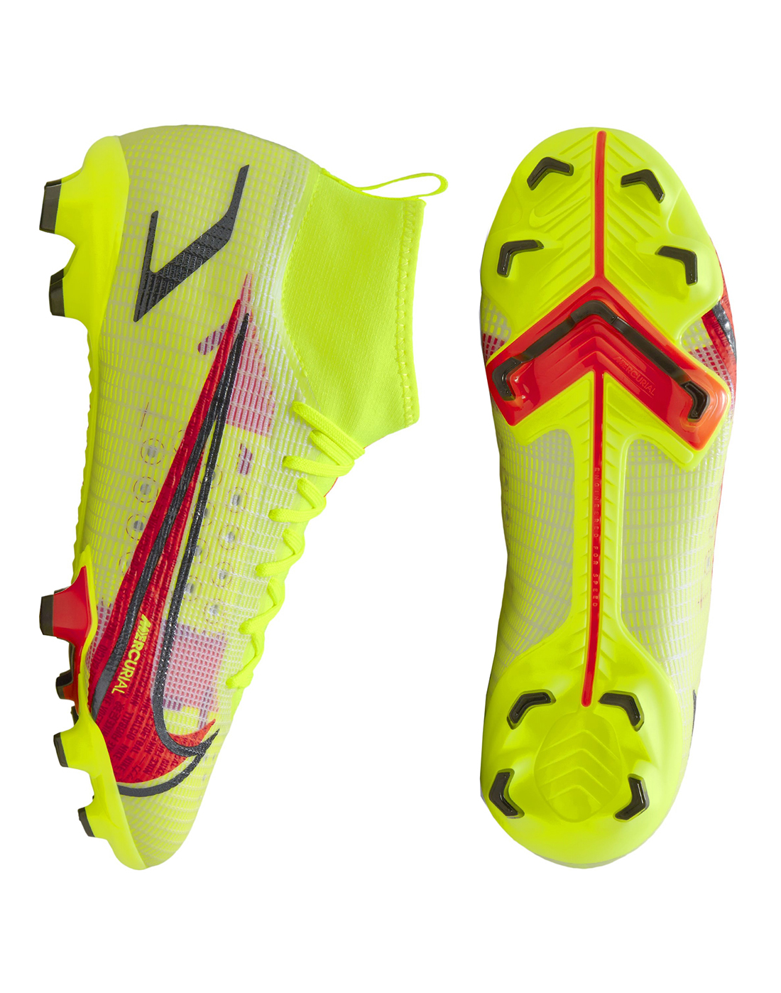 Nike Kids Superfly 8 Pro Firm Ground - Yellow | Life Style Sports UK