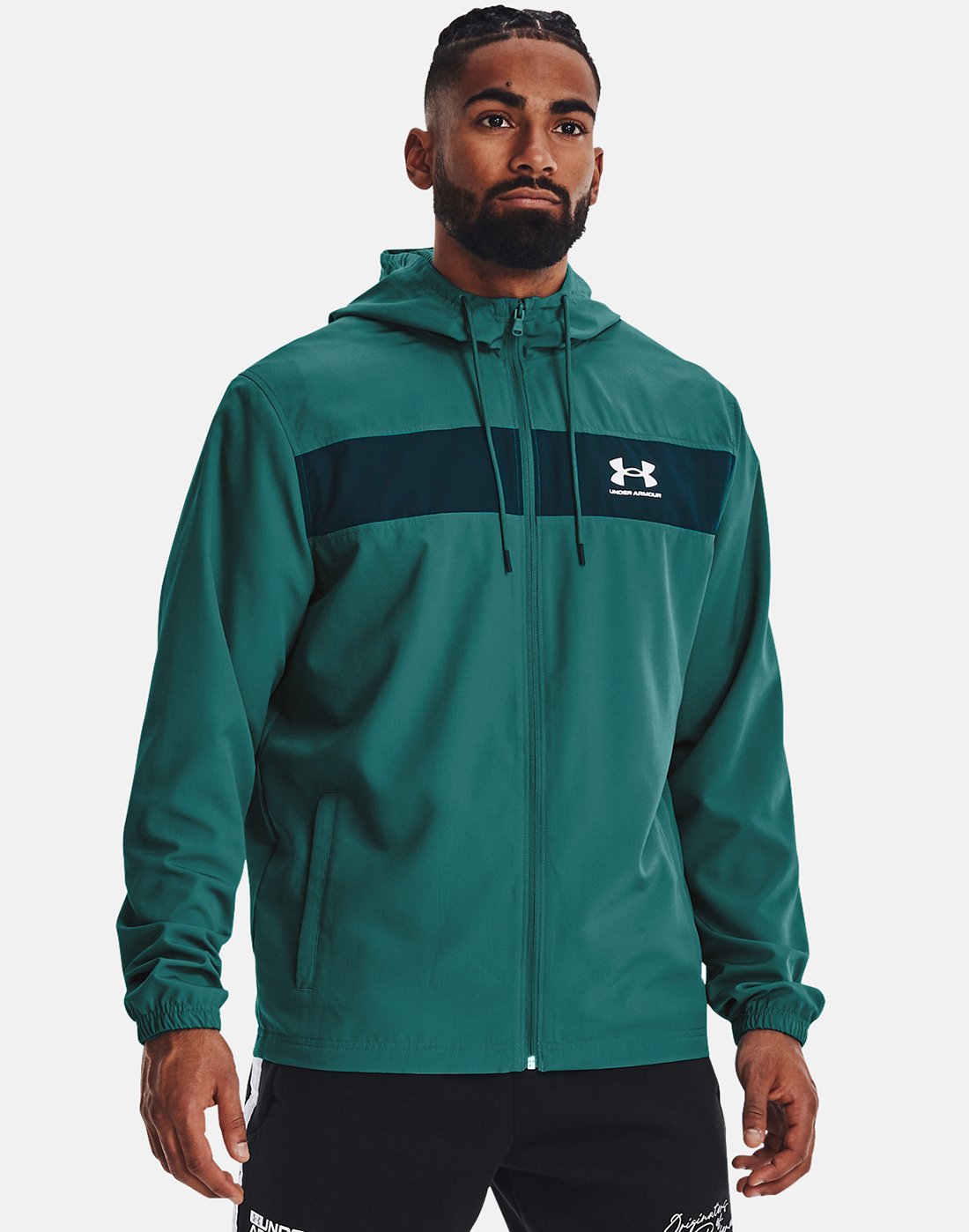 Under Armour Mens Sportstyle Windbreaker - Green | Life Style Sports IE