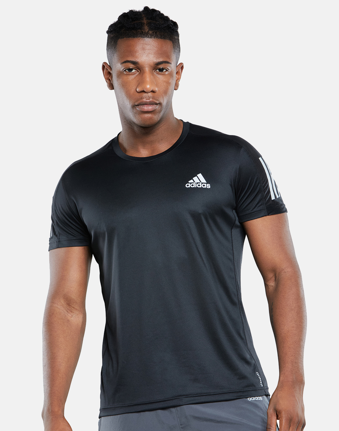Mens Own The Run T-shirt - Black | Life Style Sports IE