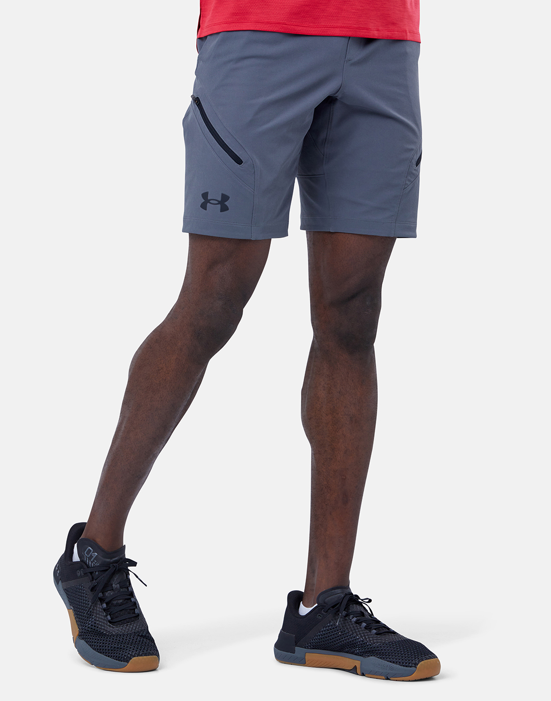 Under Armour Unstoppable training cargo shorts in black