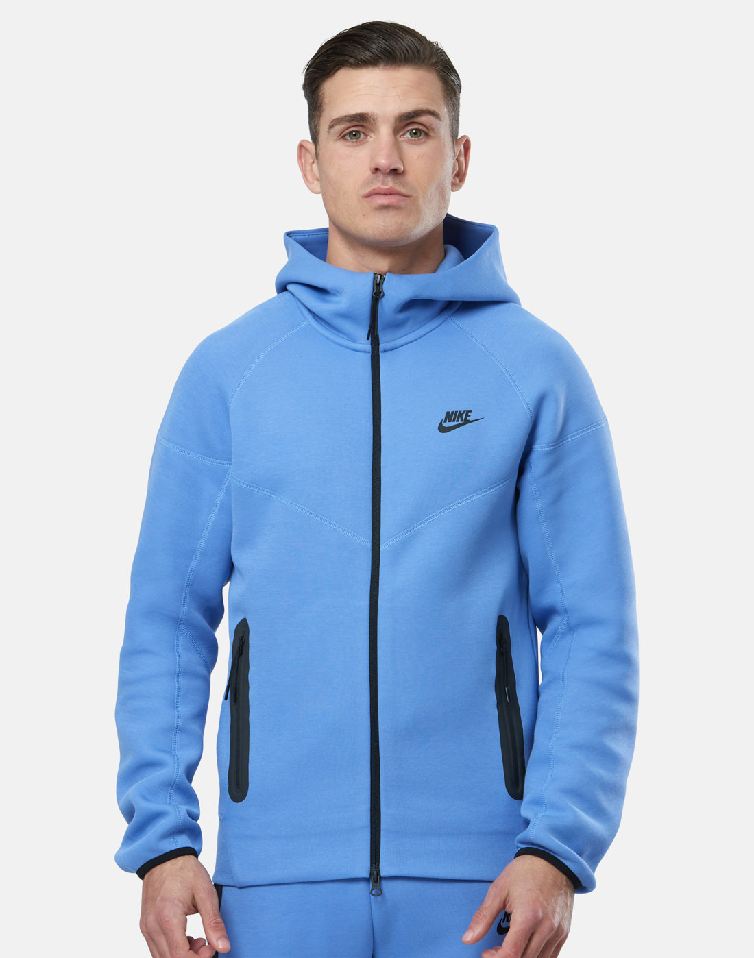 Nike Mens Tech Fleece Hoodie - Blue | Life Style Sports IE