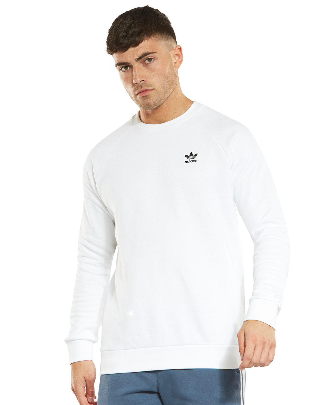 adidas Originals Mens Originals Crew Neck Sweatshirt - White | Life ...