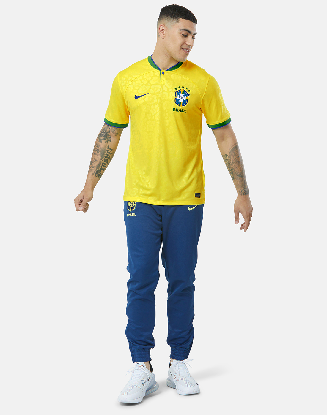 Nike Adults Brazil Home Jersey - Yellow | Life Style Sports IE