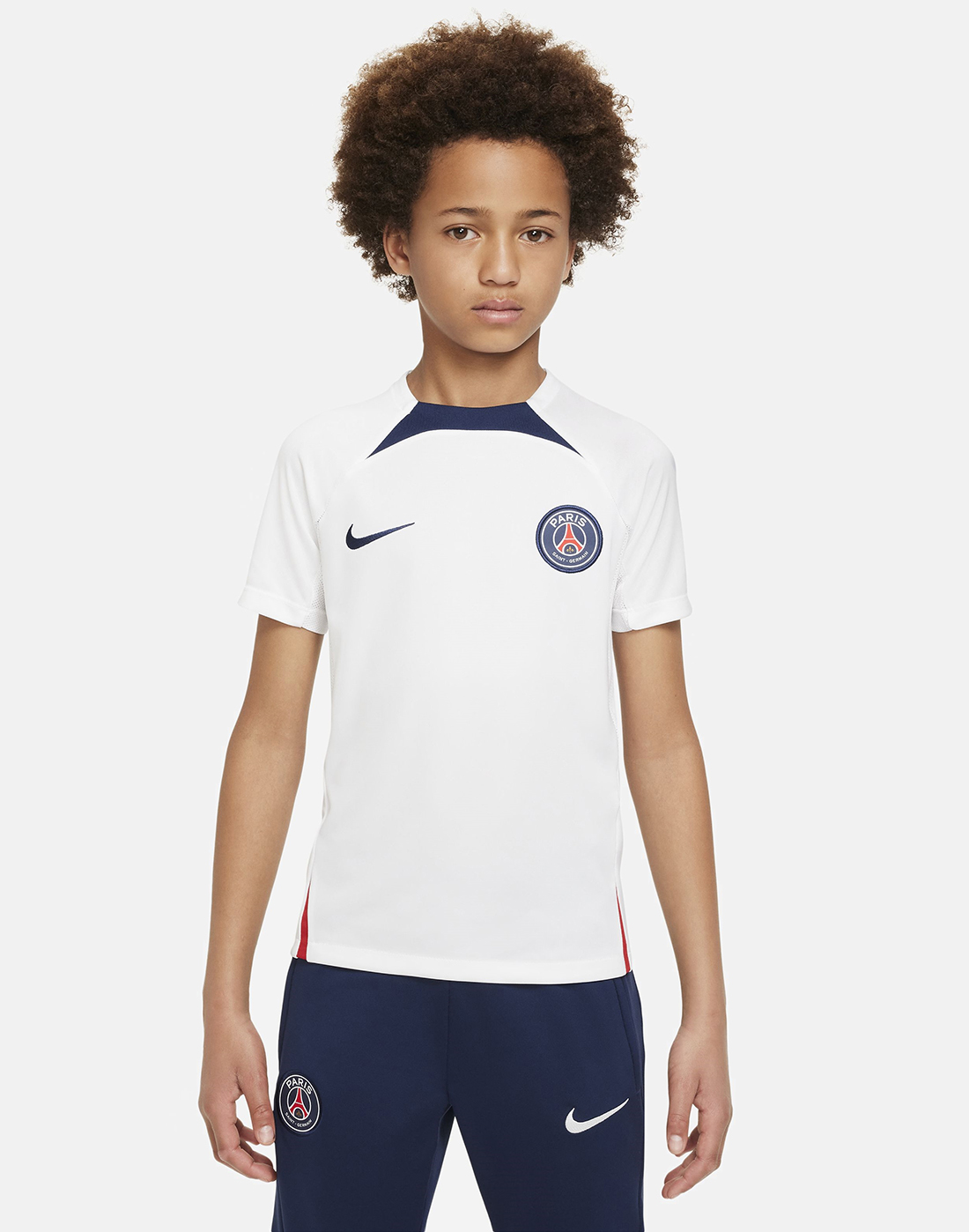 Nike Kids PSG 22/23 Strike T-Shirt - White | Life Style Sports IE