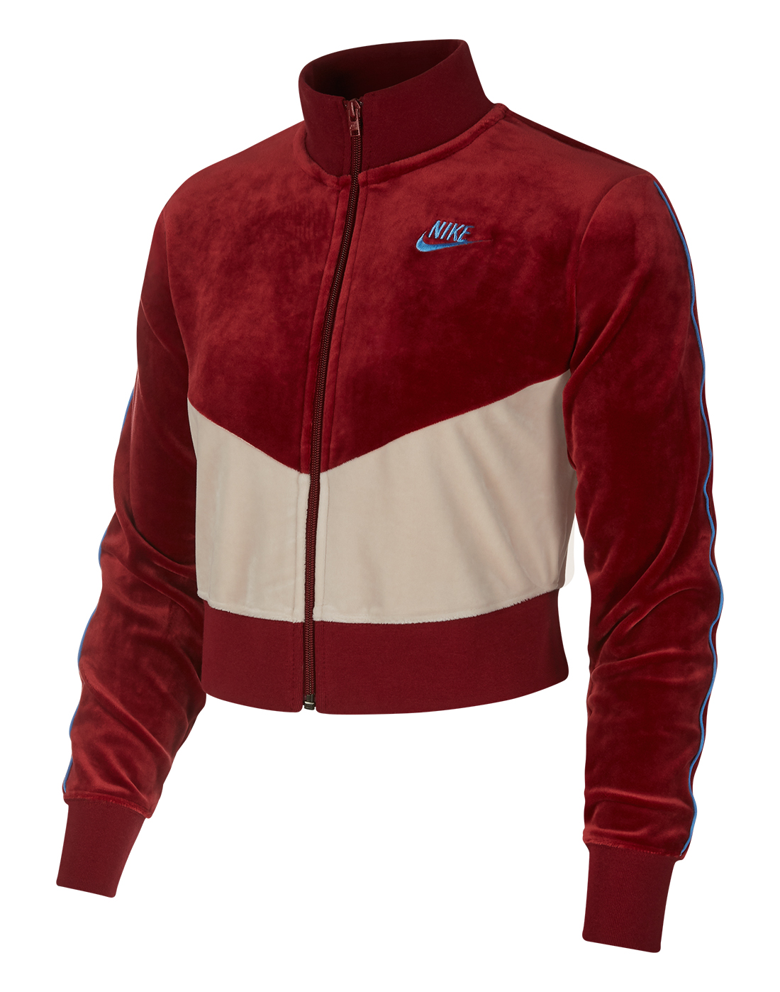 Nike Womens Heritage Plush Jacket - Red | Life Style Sports IE