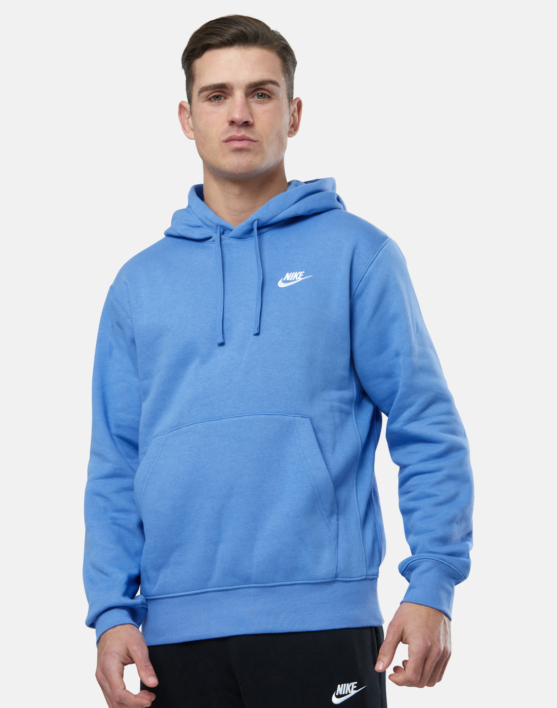 Nike Club Fleece Hoodie Mens - White