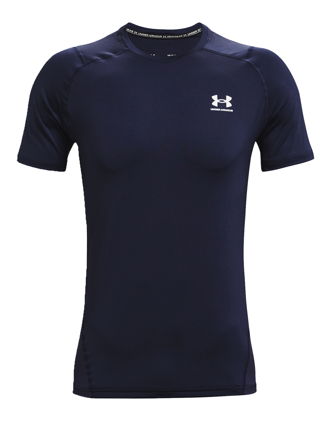 Under Armour Mens Heat Gear Armour Fitted T-Shirt - Navy | Life Style ...