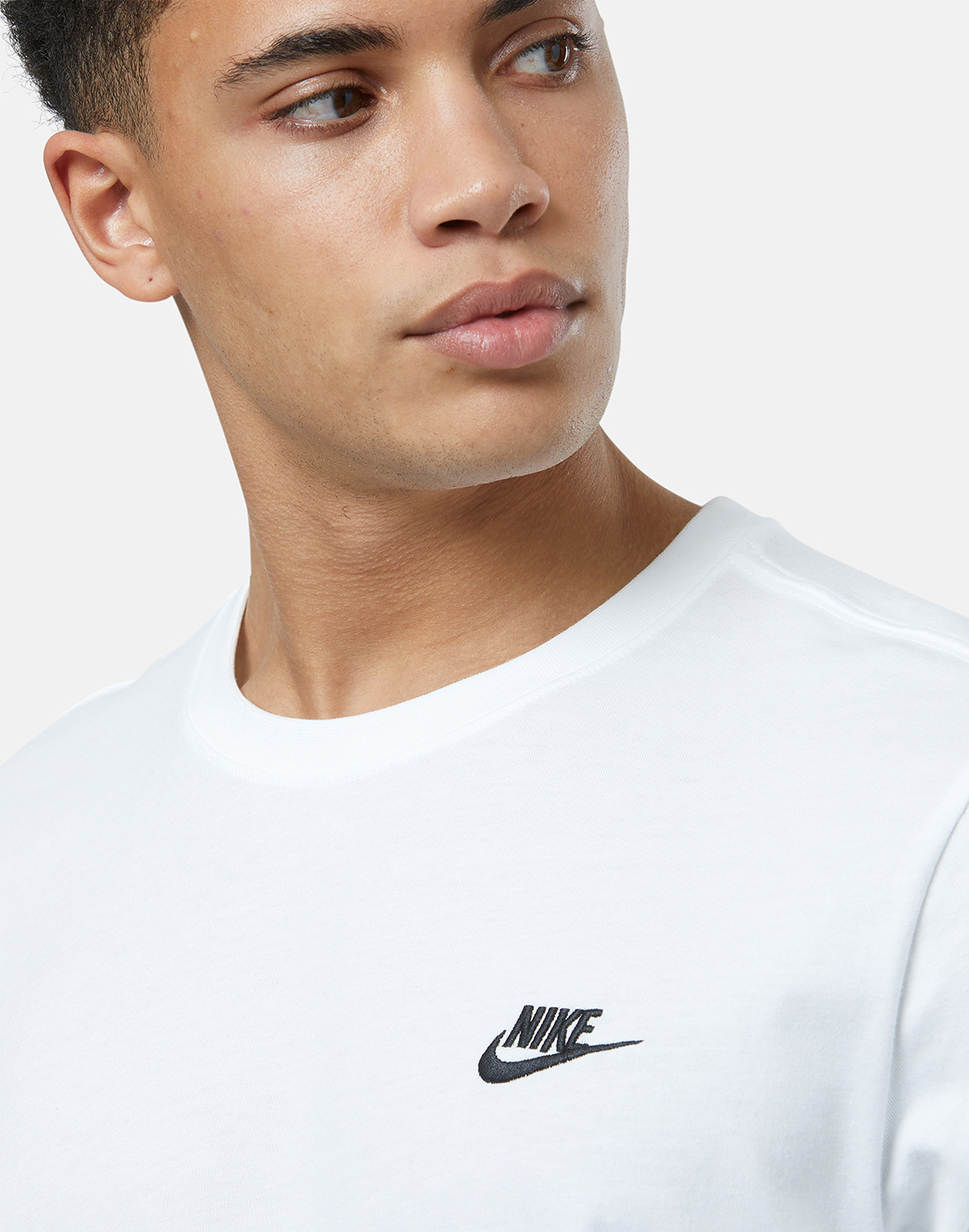 Nike Mens Club T-Shirt - White | Life Style Sports IE