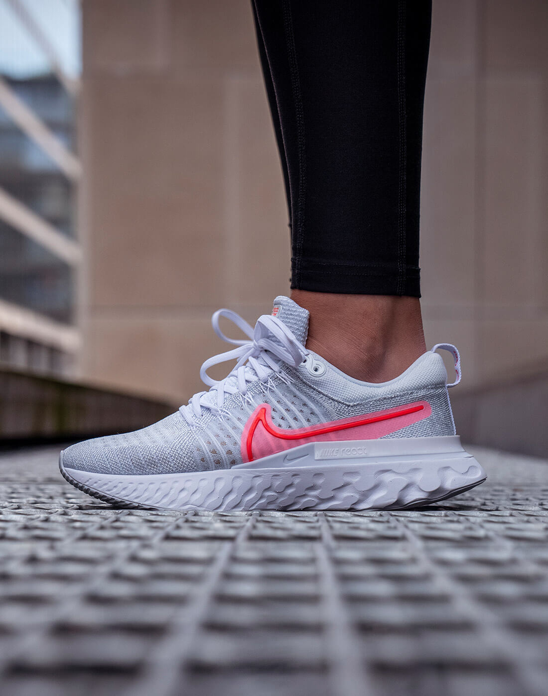 Nike Womens React Infinity Run FK 2 - Grey | Life Style Sports UK